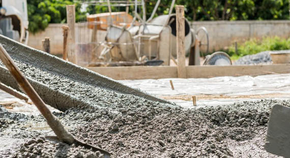 pose de béton désactivé